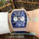 Copy Franck Muller Vanguard  Yachting V45 Blue Dial Rose Gold Diamond Bezel Watch (6)_th.jpg